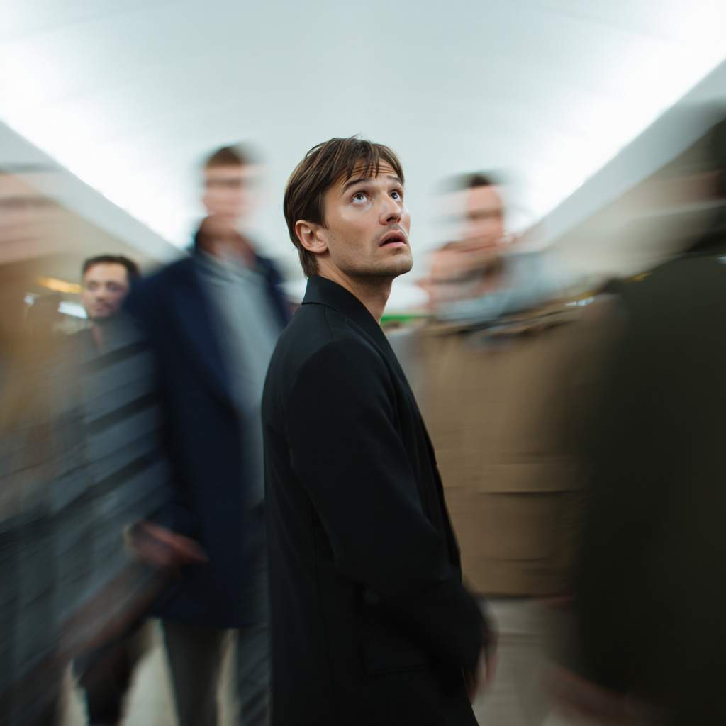 Мужчина с дереализацией